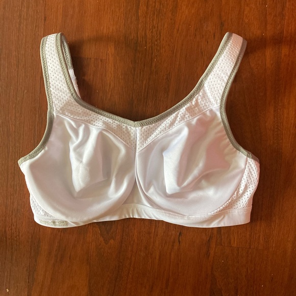 NWOT Glamorise white sports bra 34D - Picture 1 of 4